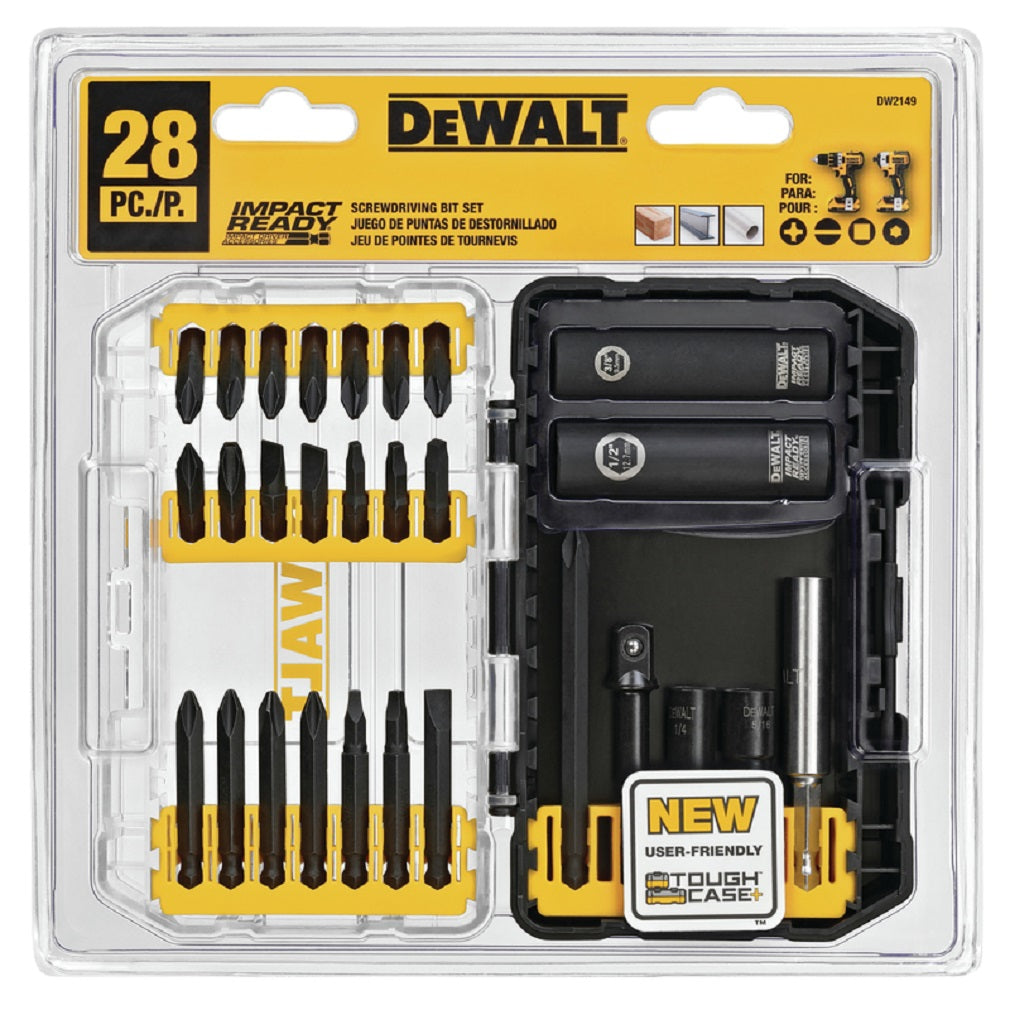 DeWalt DW2149 Impact Ready Screwdriving Bit Set, Black Oxide