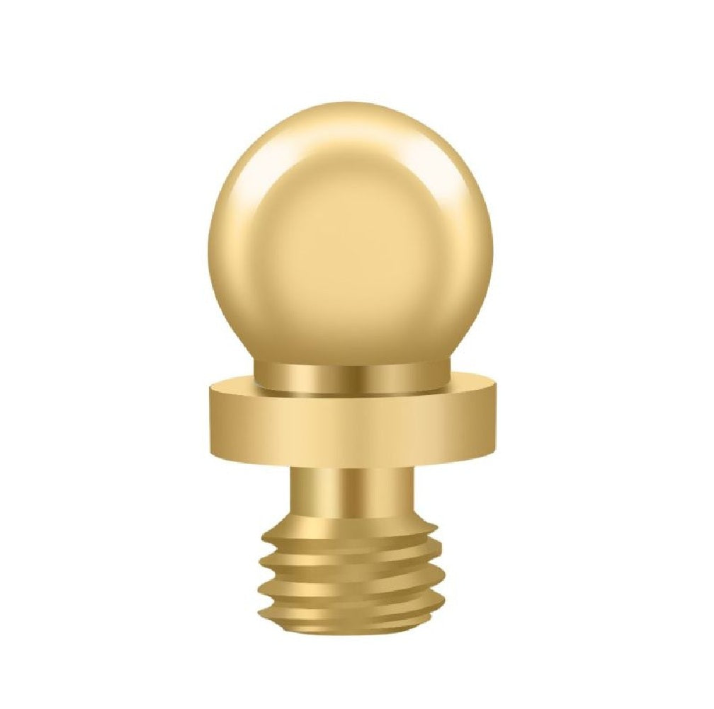 Deltana CHBT003 Hinge Ball Tip, PVD Polished Brass