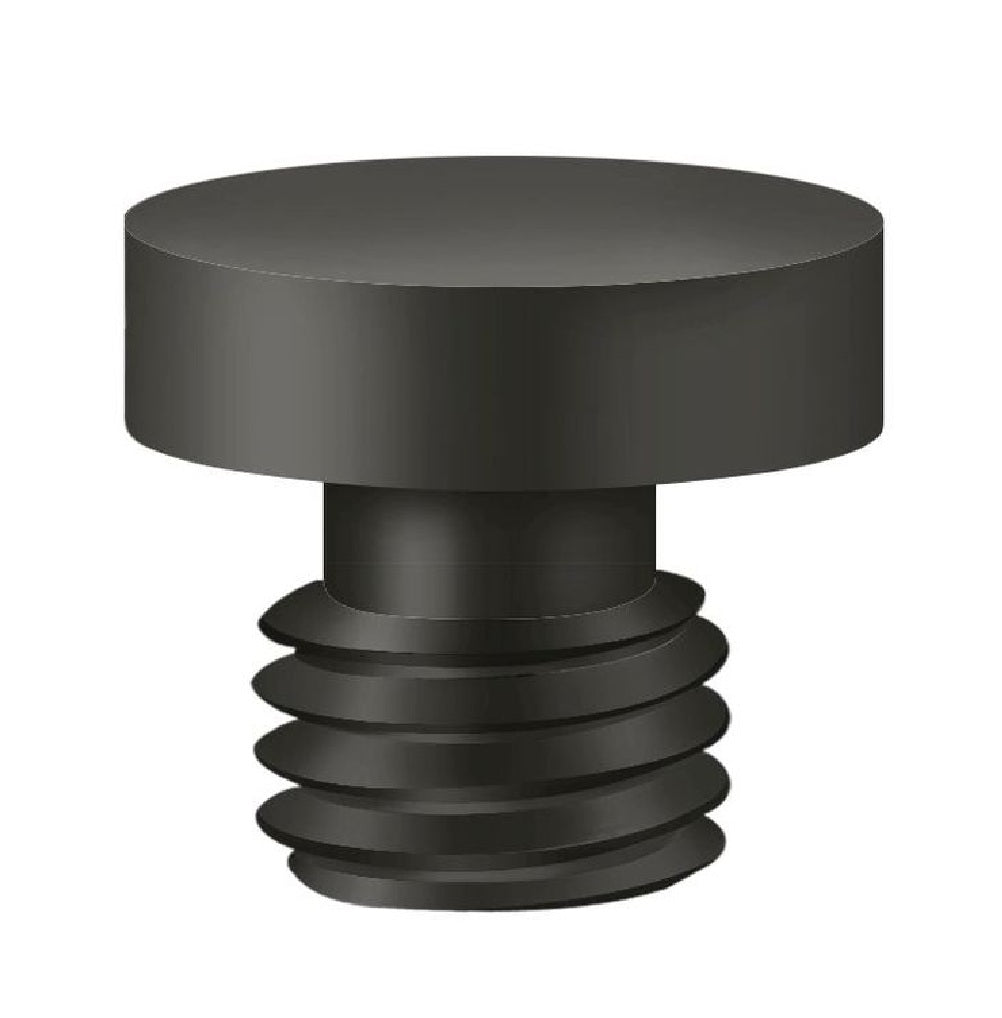 Deltana CHBU10B Hinge Button Tip, Solid Brass, Oil Rubbed Bronze