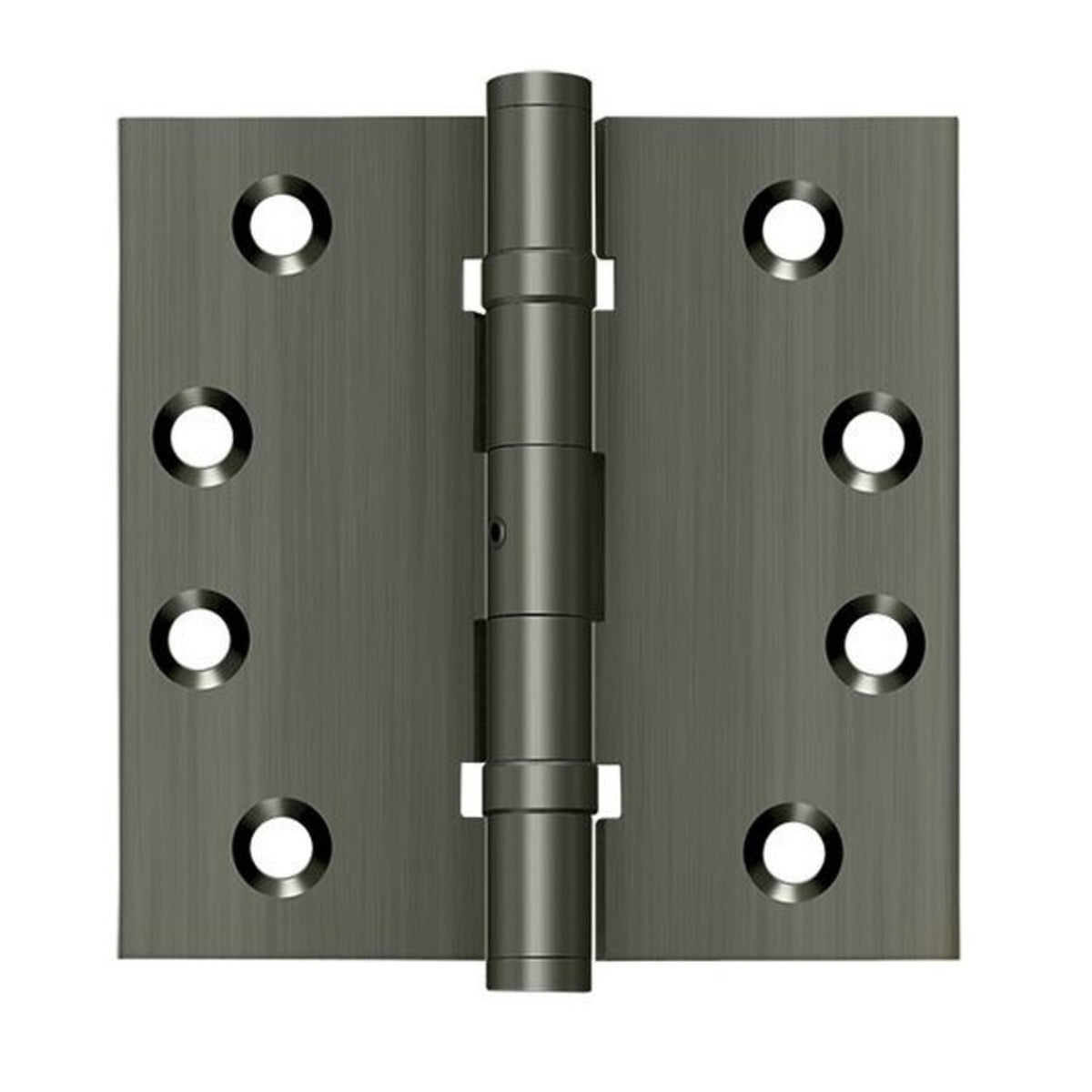Deltana DSB4NB15A Ball Bearings Square Hinge, Antique Nickel