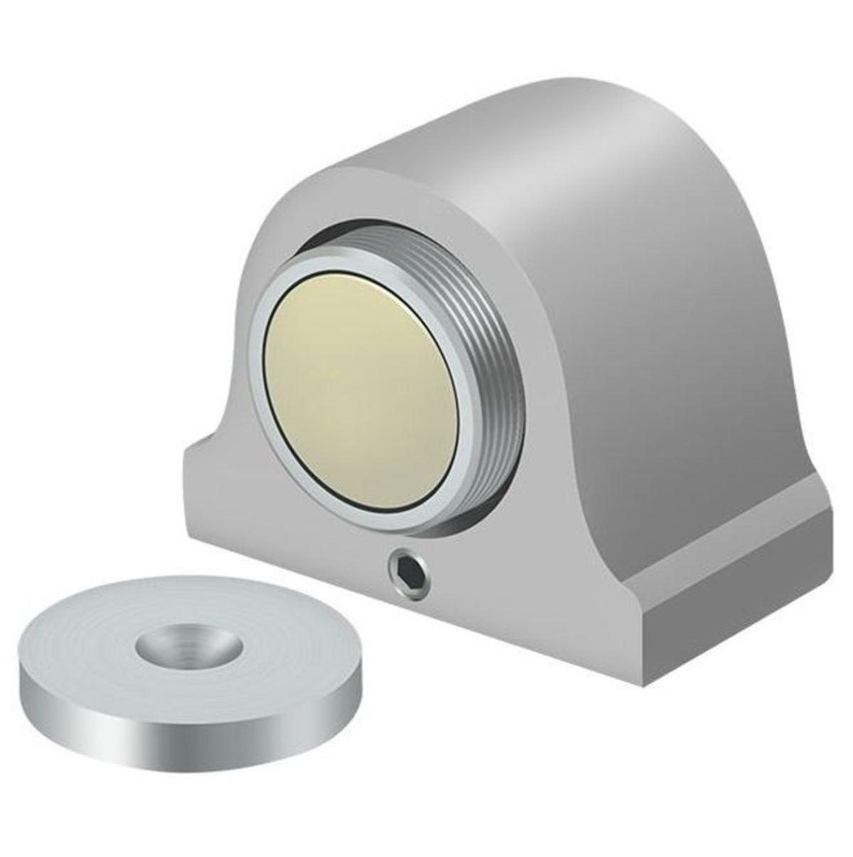 Deltana DSM125U32D Magnetic Dome Stop, Satin Stainless Steel