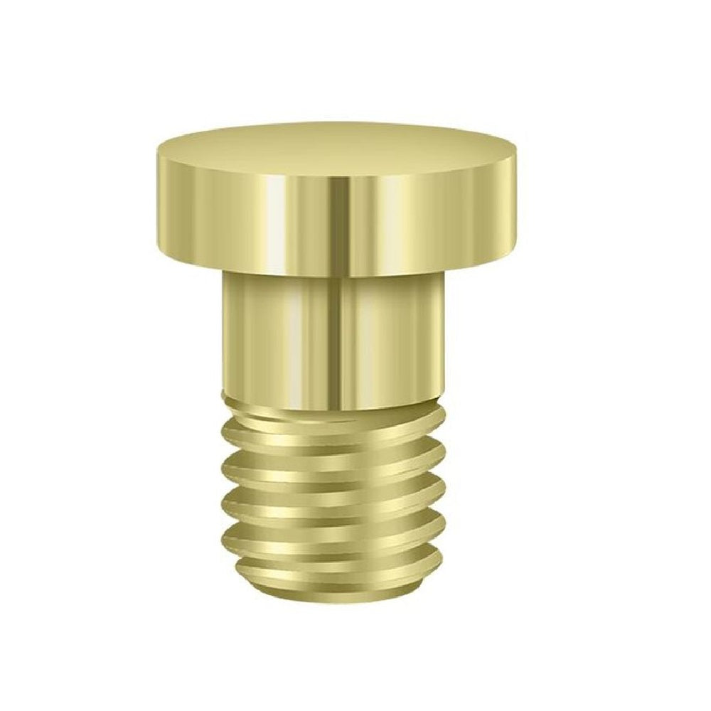 Deltana HPSS70U3 Hinge Extended Button Tip, Polished Brass