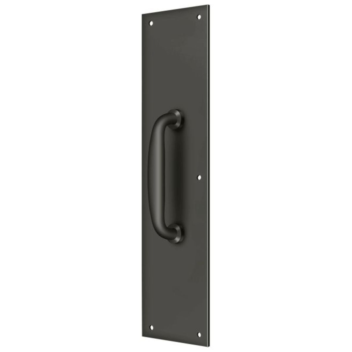 Deltana PPH55U10B Push Plate With Handle, Oil Rubbed Bronze
