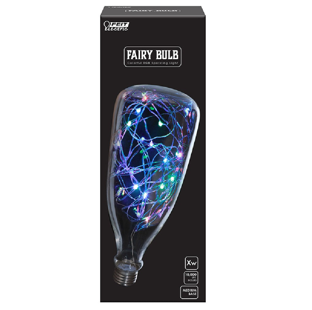 Feit Electric FY/BOT/RGB/LED Fairy Non-Dimmable LED Bul, Multi-Colored
