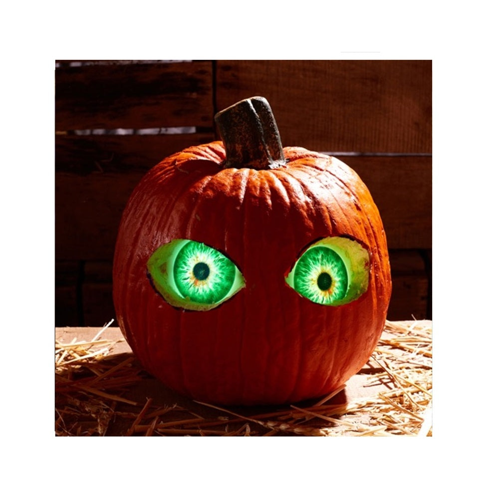 Fun World 94861PDQ Pumpkin Pros Pumpkin Eyes Carve & Light Kit Halloween Decor