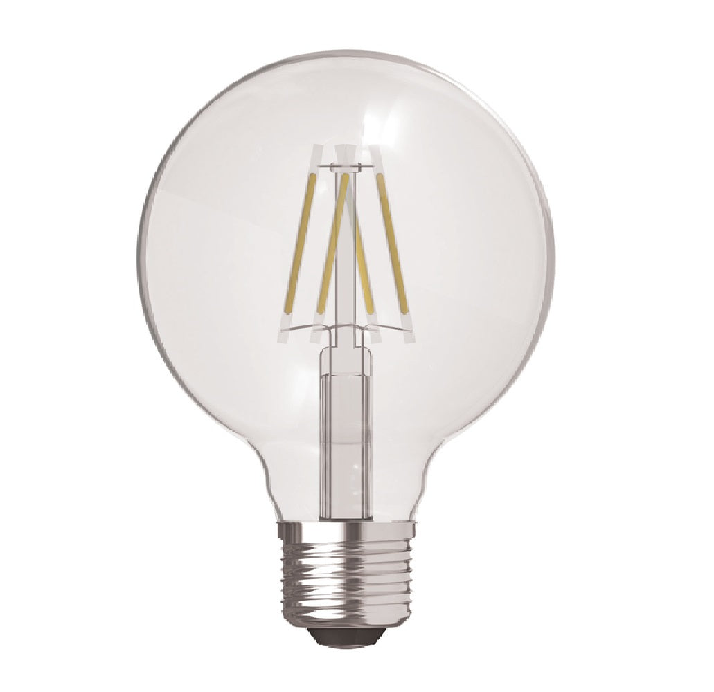 GE 23192 G25 LED Globe Bulb, Clear, Soft White, 4 Watts, 350 Lumens