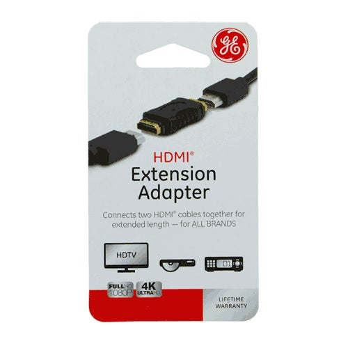 GE 33585 HDMI Extension Adapter, 10', Black