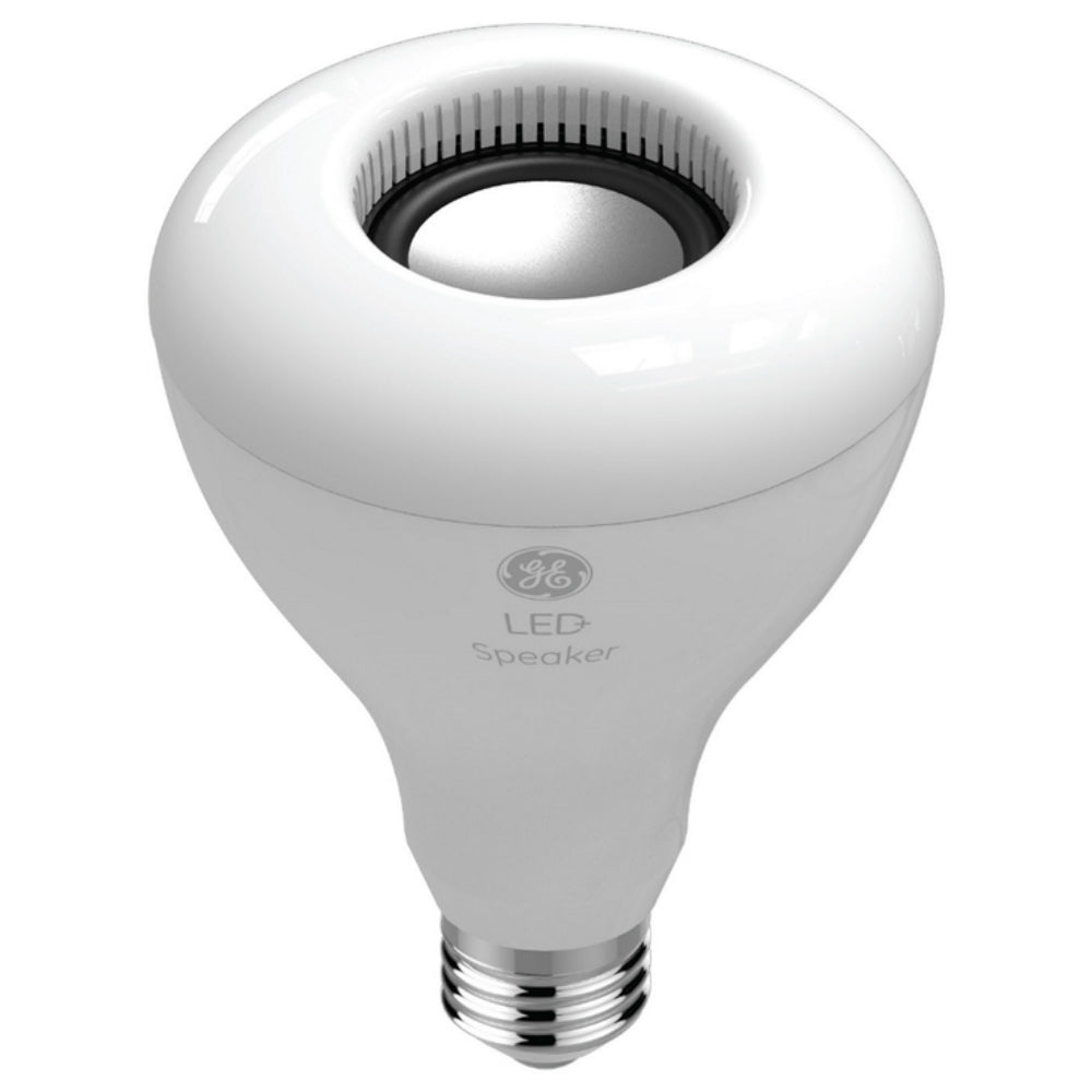 GE Lighting 93100354 BR30 LED Speaker Smart Bulb, 2700 K