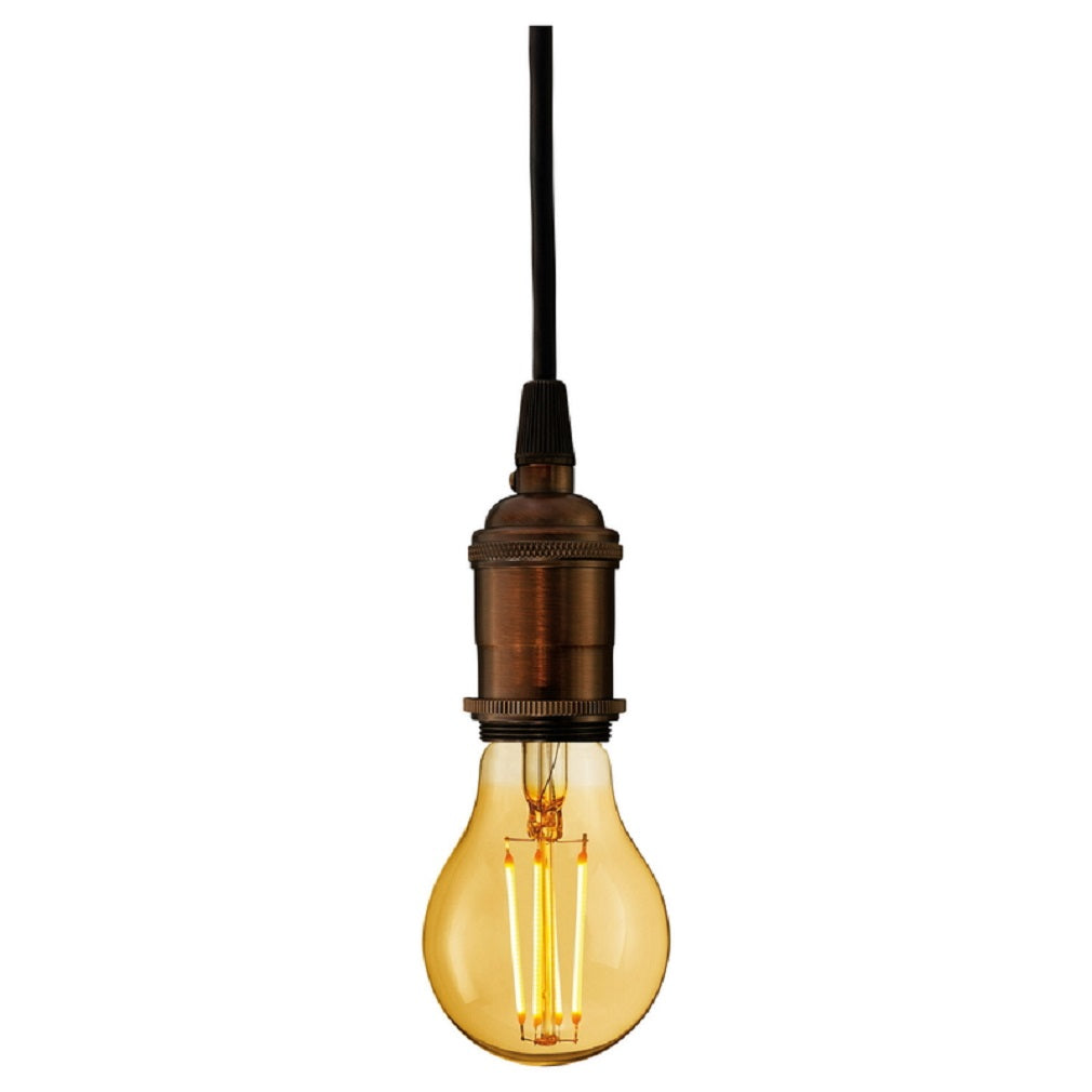 GE Lighting 36501 Vintage Style LED Bulb, Transparent Amber