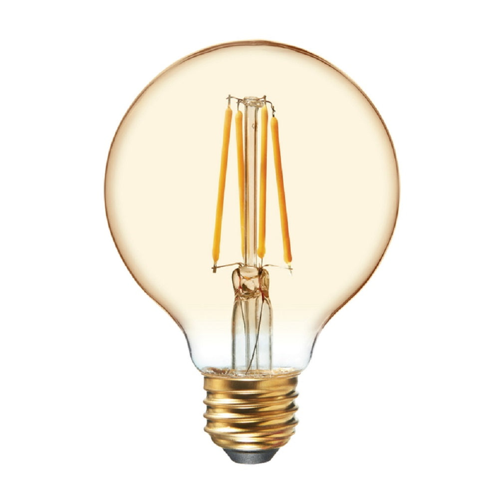 GE Lighting 36783 Vintage Style LED Bulb, Transparent Amber