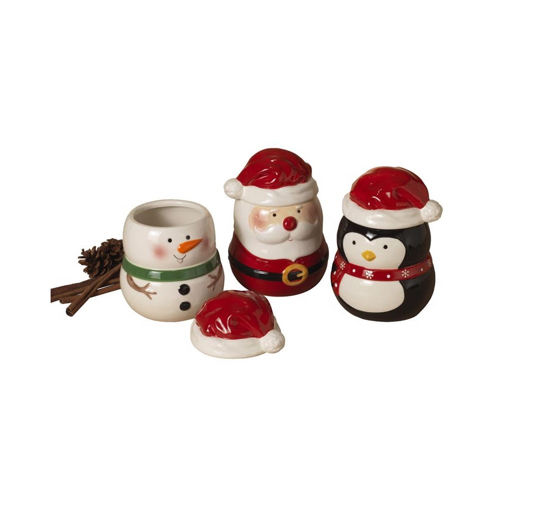Gerson 2660560 Snowman/Santa/Penguin Indoor Christmas Decor, Assorted