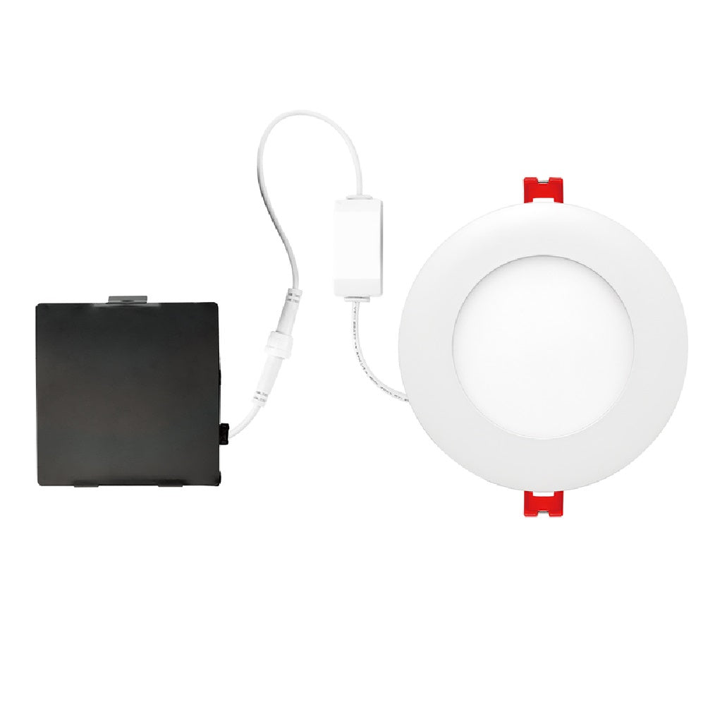 Globe 50068 Wi-Fi Smart LED Recessed Lighting Kit, Plastic, White