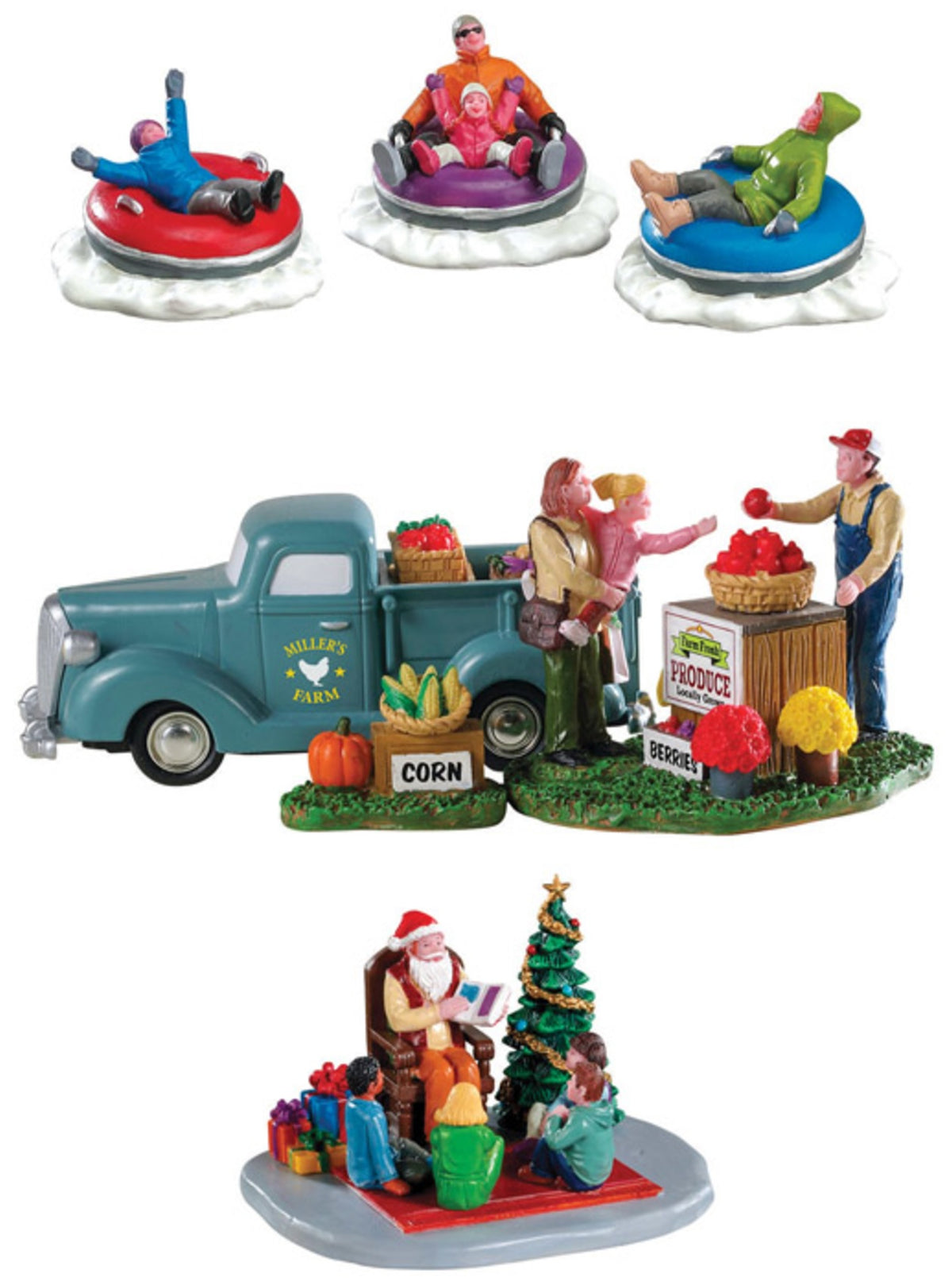 Lemax A3183 Assorted Christmas Village People, Multicolored