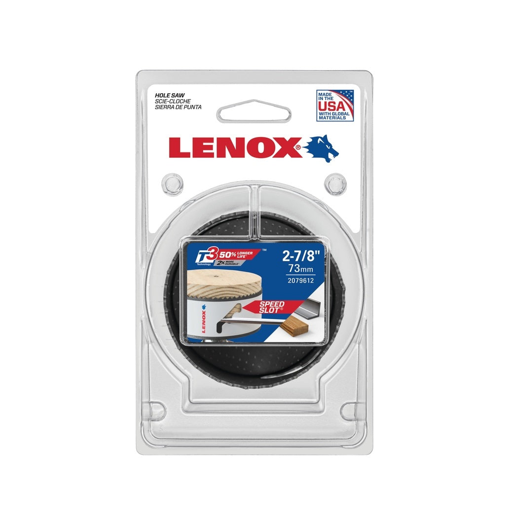 Lenox 2079612 Speed Slot Bi-Metal Hole Saw, 2-7/8 in
