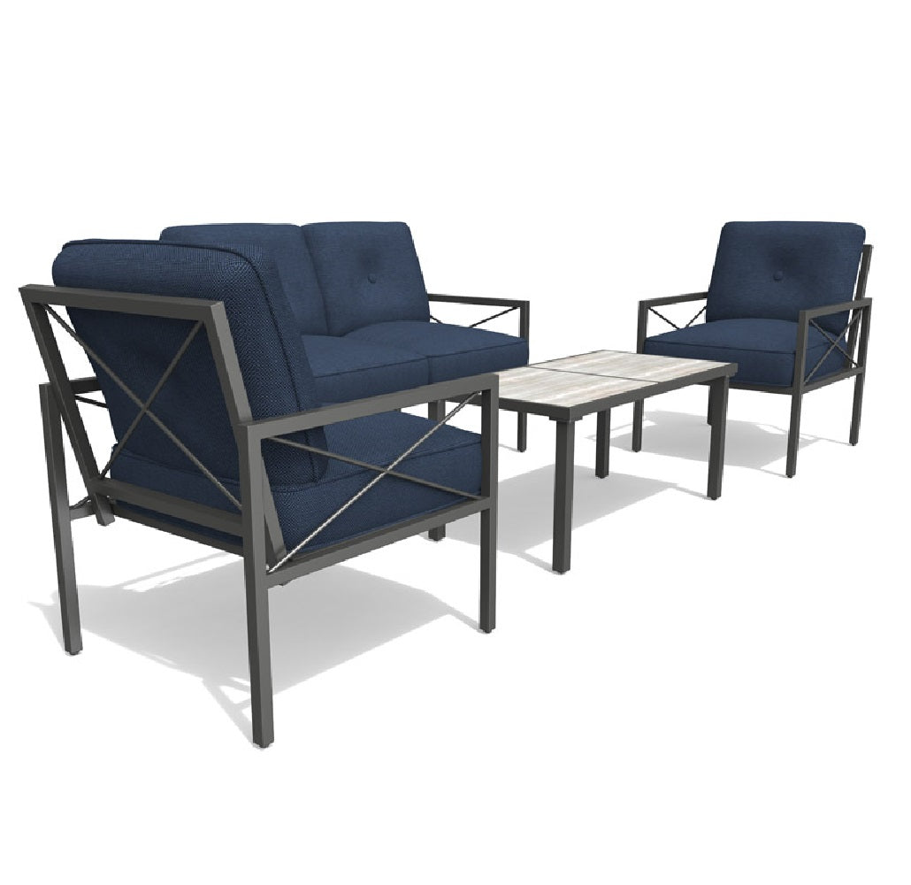 Living Accents 505.0400.001 Harrison Deep Seating Patio Set, Steel