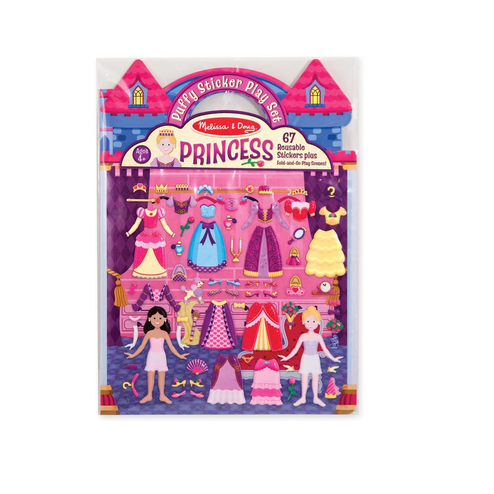 Melissa & Doug 9100 Princess Puffy Stickers Play Set, Plastic — LIfe ...