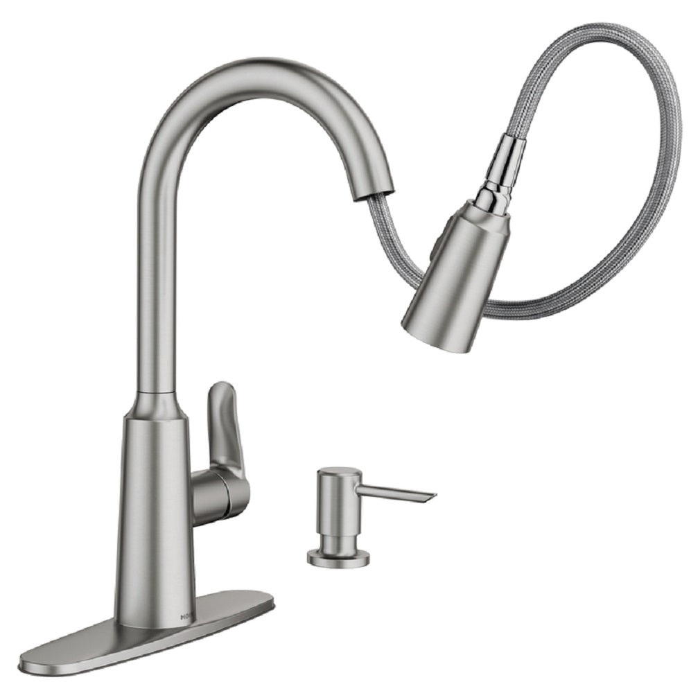Moen 87028SRS Edwyn Pulldown Kitchen Faucet, Stainless Steel