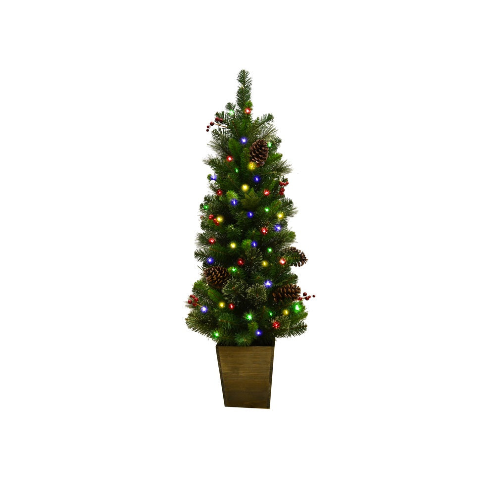 Celebrations Platinum TDCPPT4BO-MUA Mixed Cedar Pine Christmas Tree, 4 Feet