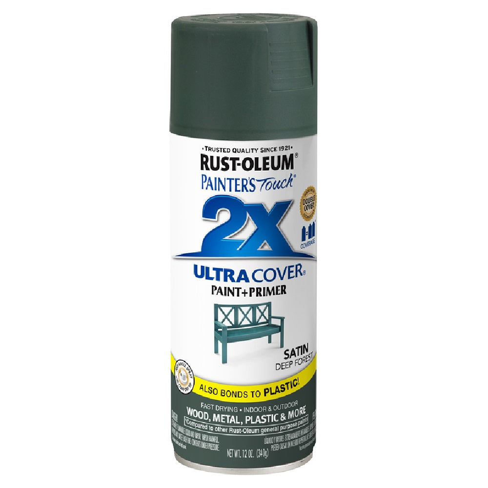 Rust-Oleum 342062 Painter's Touch Ultra Cover Spray Paint, 12 Oz