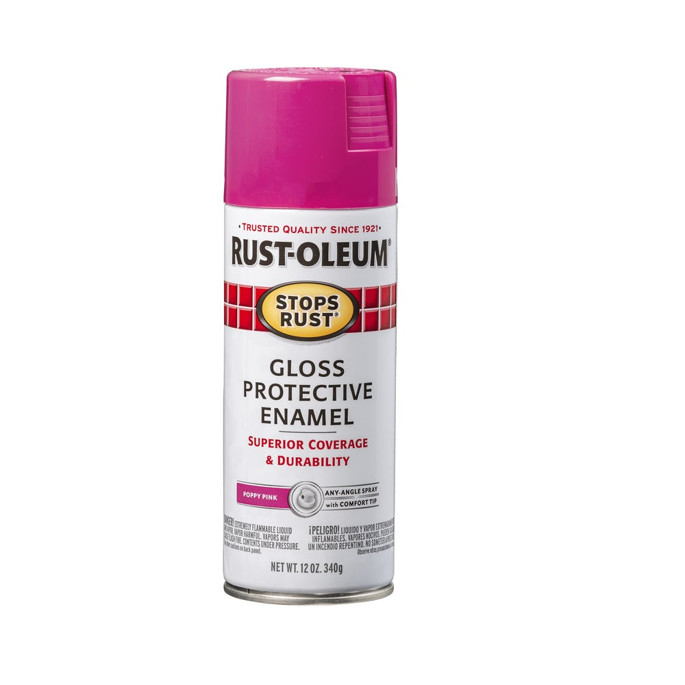 Rust-Oleum 347026 Stops Rust Enamel Spray Paint, 12 Ounce