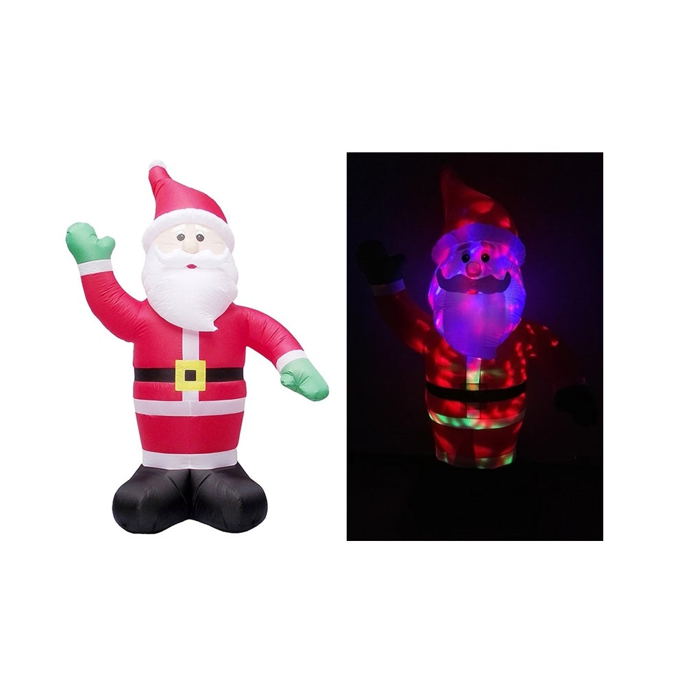 Santas Forest 90225 Inflatable Christmas Santa With LED Internal Projection