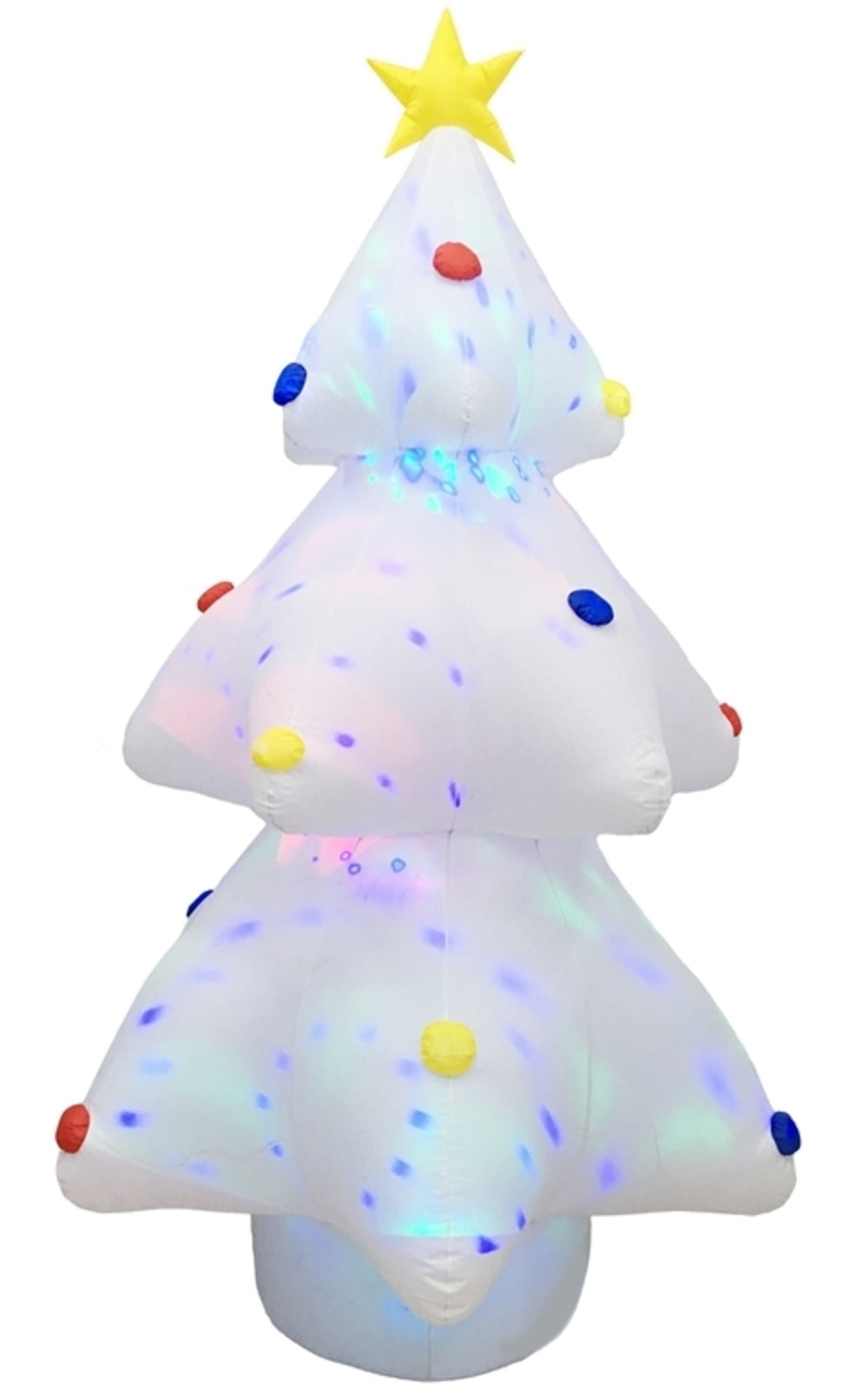 Santas Forest 90327 Inflatable Christmas Tree, 6', White