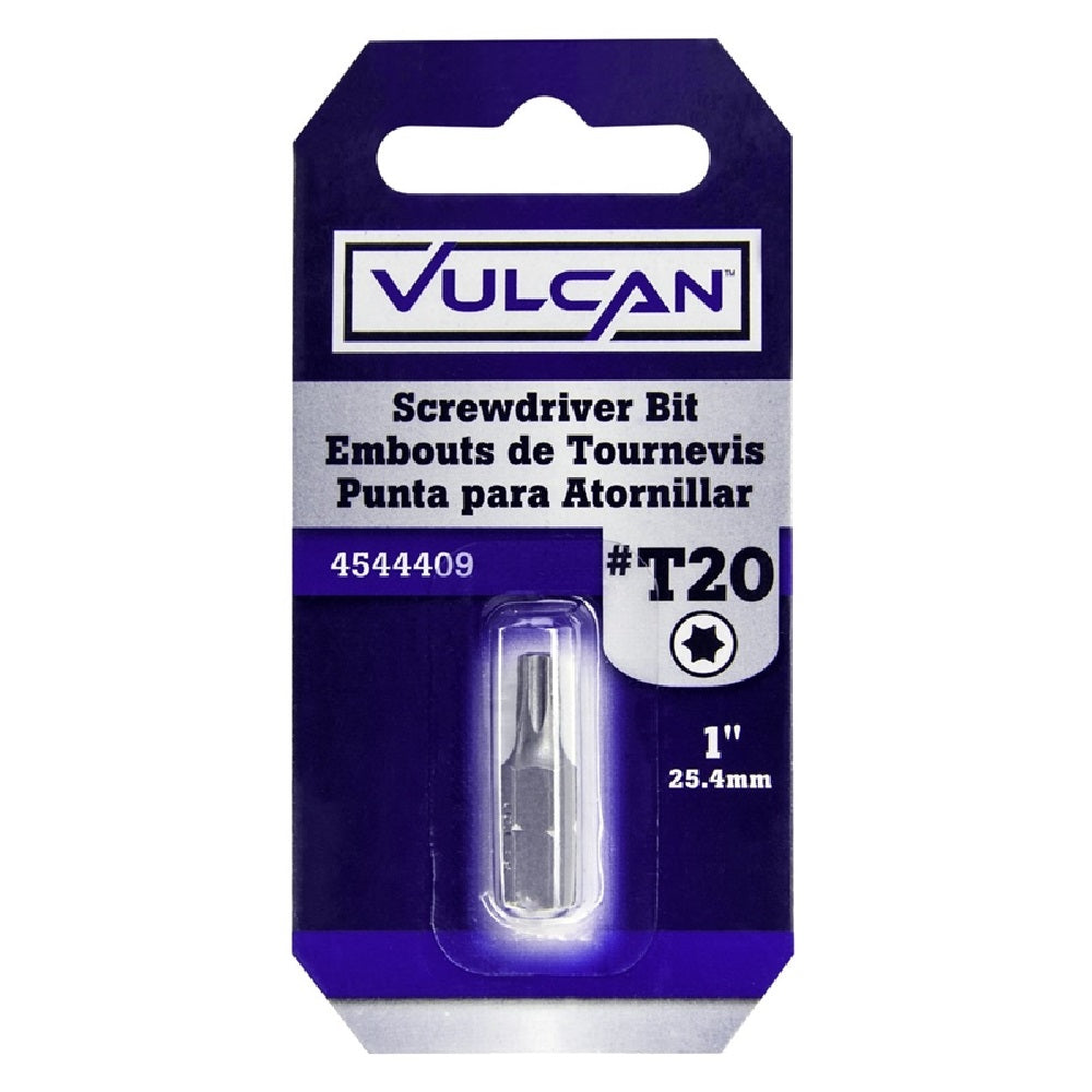 Vulcan 307401OR High Quality Screwdriver Bit, Chrome