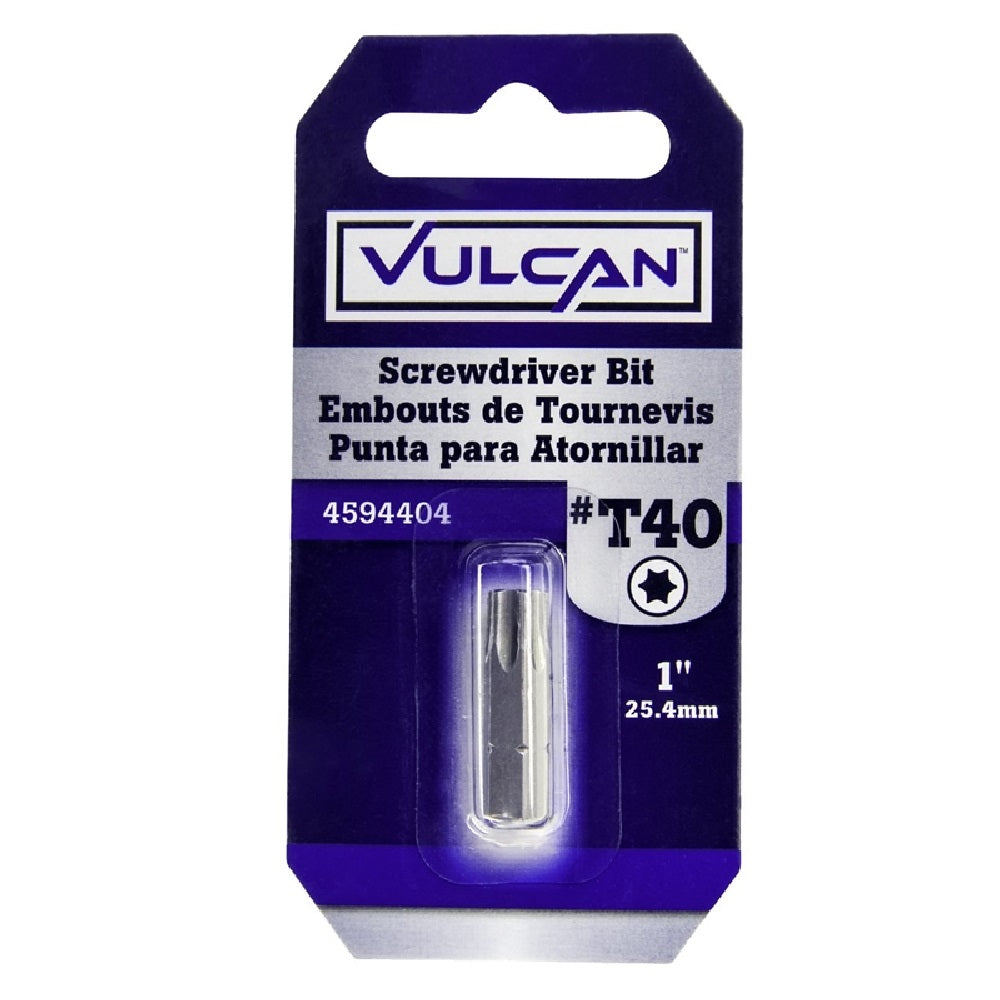 Vulcan 307831OR Screwdriver Bit, Chrome