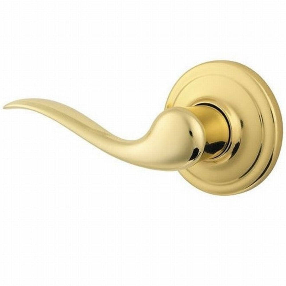 Weiser Lock GLA9675TC3LH Single Cylinder Handleset Trim with Smart Key, Bright Brass