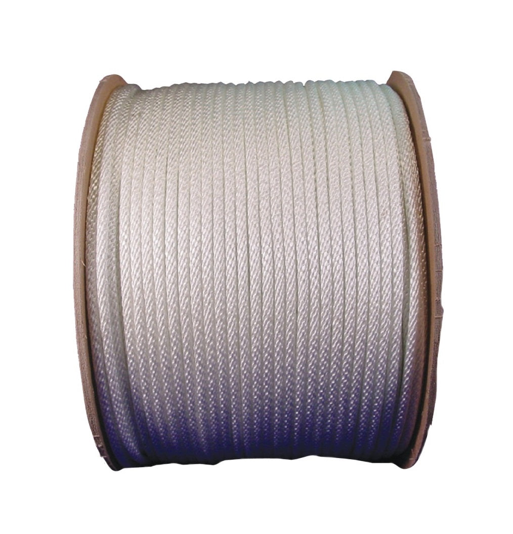 Wellington 5221245 Nylon Rope, White, 3/8 inch
