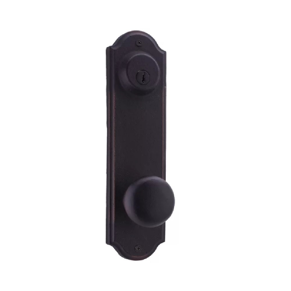 Weslock 07602--F1SL2D Wexford Double Cylinder Handleset, Oil Rubbed Bronze
