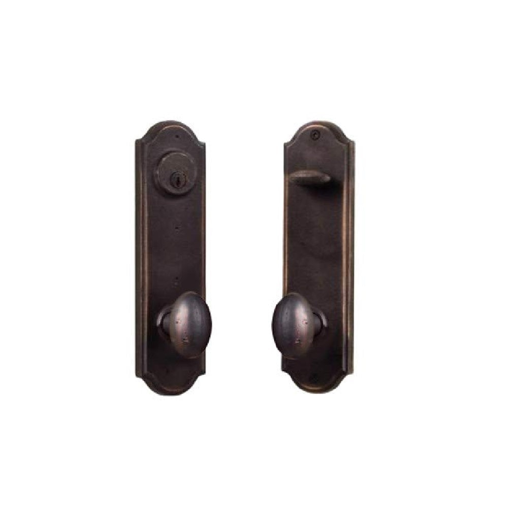 Weslock L7641M1M1SL2D Durham Single Cylinder Deadbolt Passage Lock, Oil Rubbed Bronze