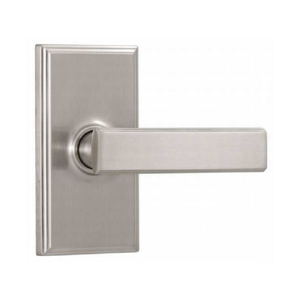 Weslock 03710PNPNSL20 Utica Woodward Privacy Door Lever, Satin Nickel
