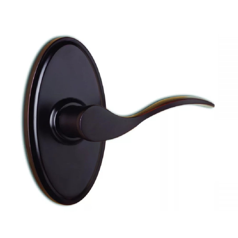 Weslock R2710U1U1SL20 Right Hand Bordeau Oval Privacy Door Lever, Oil Rubbed Bronze