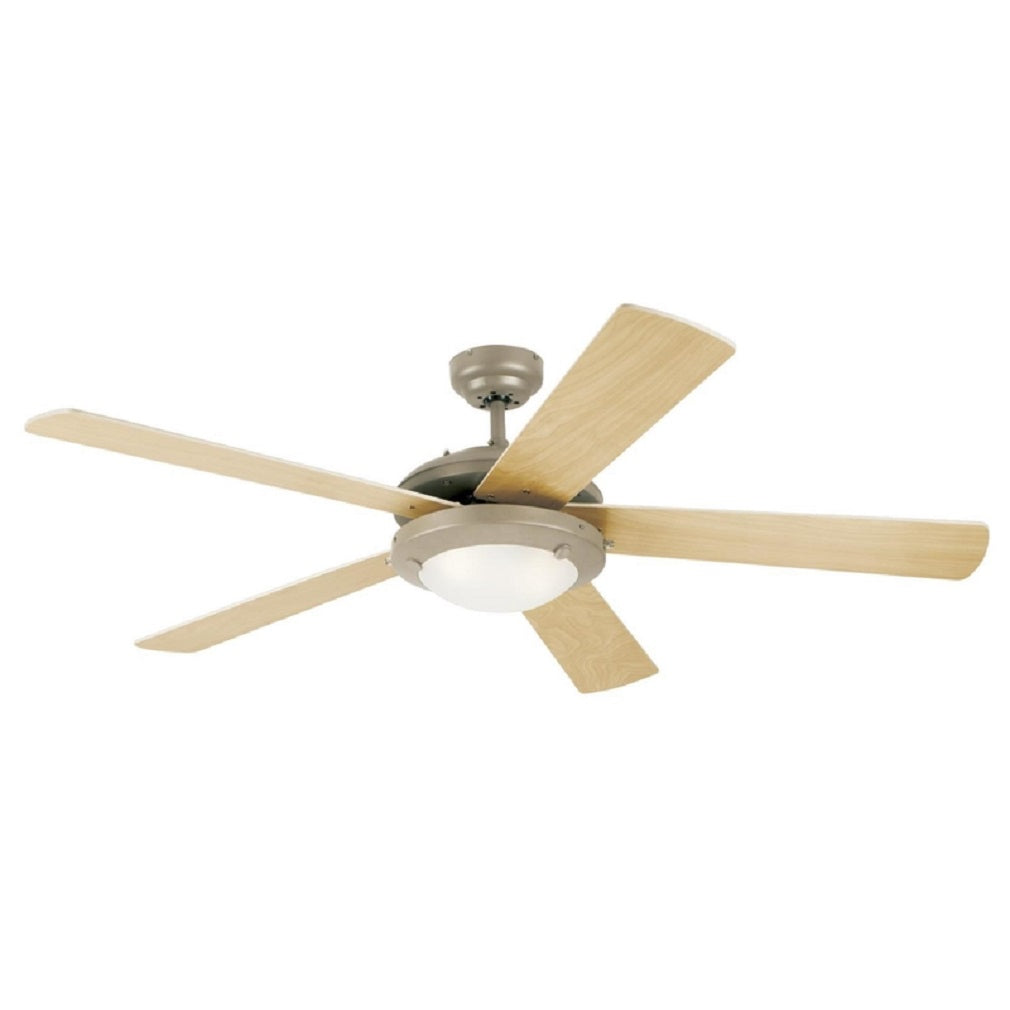 Westinghouse 72341 Comet Ceiling Fan, Brushed Pewter, 52 Inch