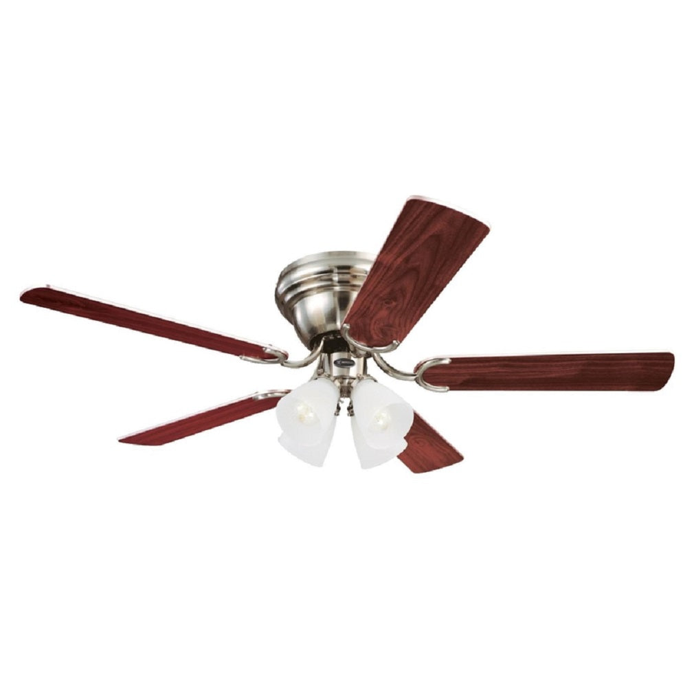 Westinghouse 72320 Contempra IV Ceiling Fan, Brushed Nickel, 52 Inch