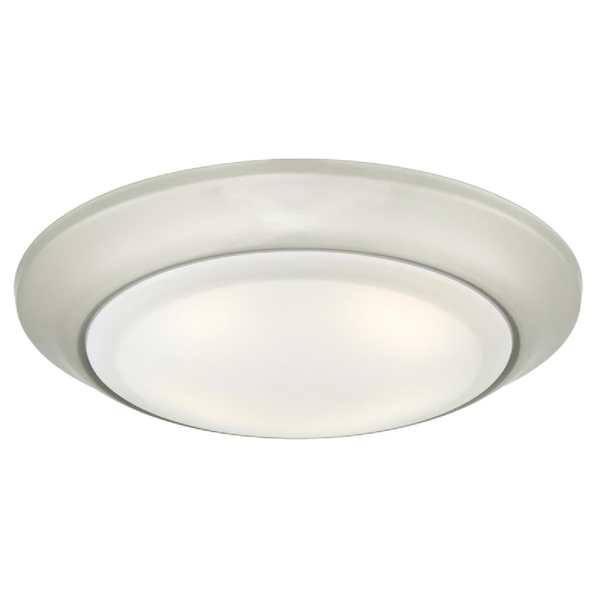Westinghouse 63227 Dimmable Surface Mount Wet Location, Brushed Nickel Finish with Frosted Lens