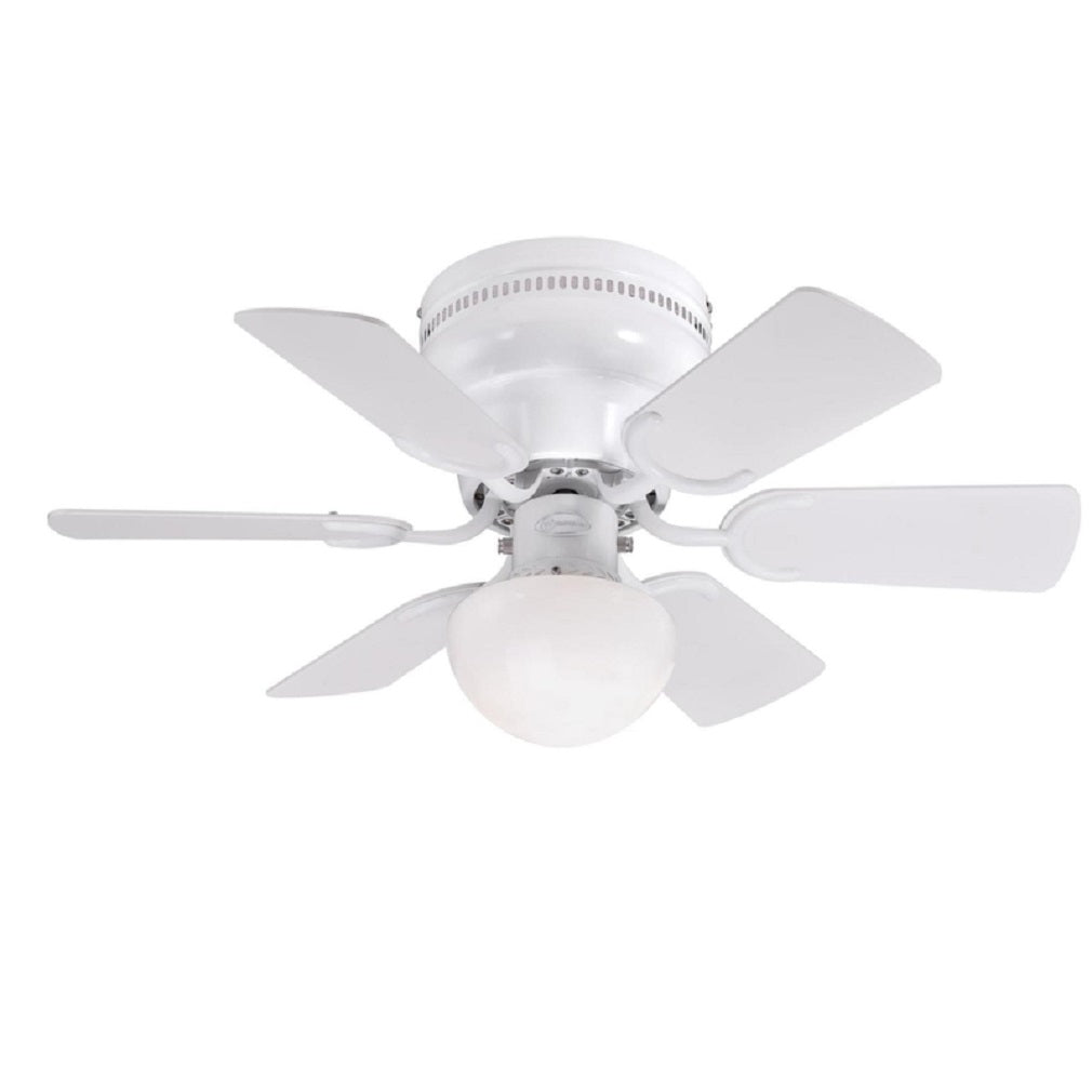Westinghouse 72308 Petite Ceiling Fan, White, 30 Inch