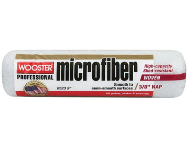 Wooster R523-9 Microfiber Roller Cover, 9" x 3/8"