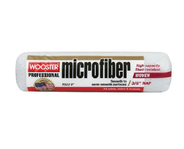 Wooster R524-9 Microfiber Roller Cover, 9" x 9/16"