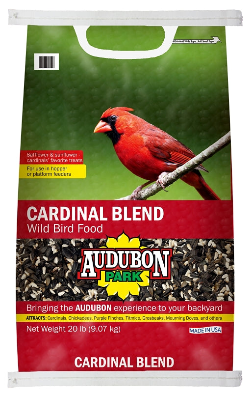 Audubon Park 12556 Wild Bird Food, Cardinal Blend, 20 lb