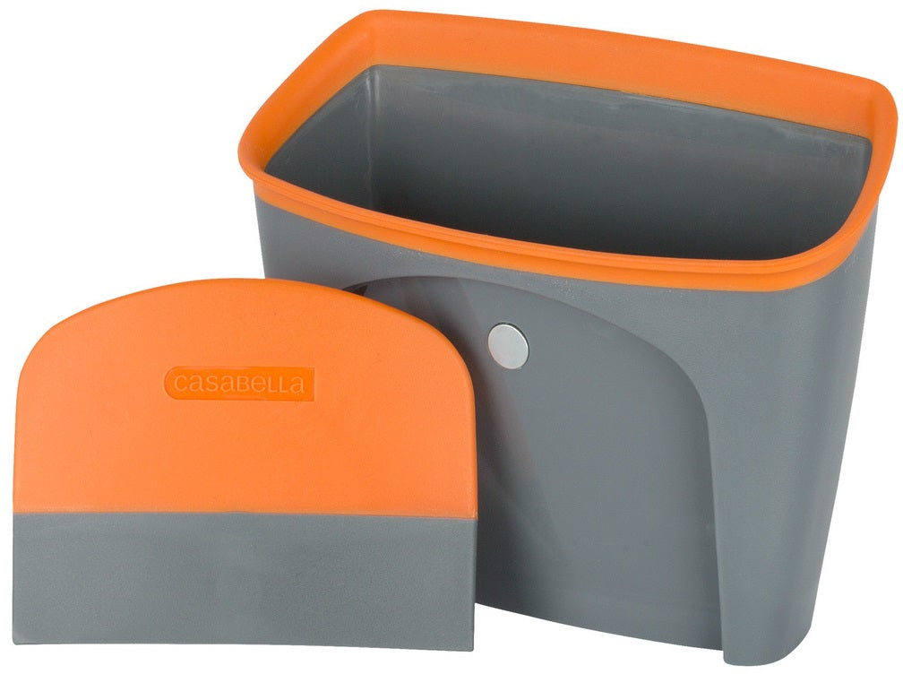 Casabella 56300 Countertop Dustpan, Graphite & Orange