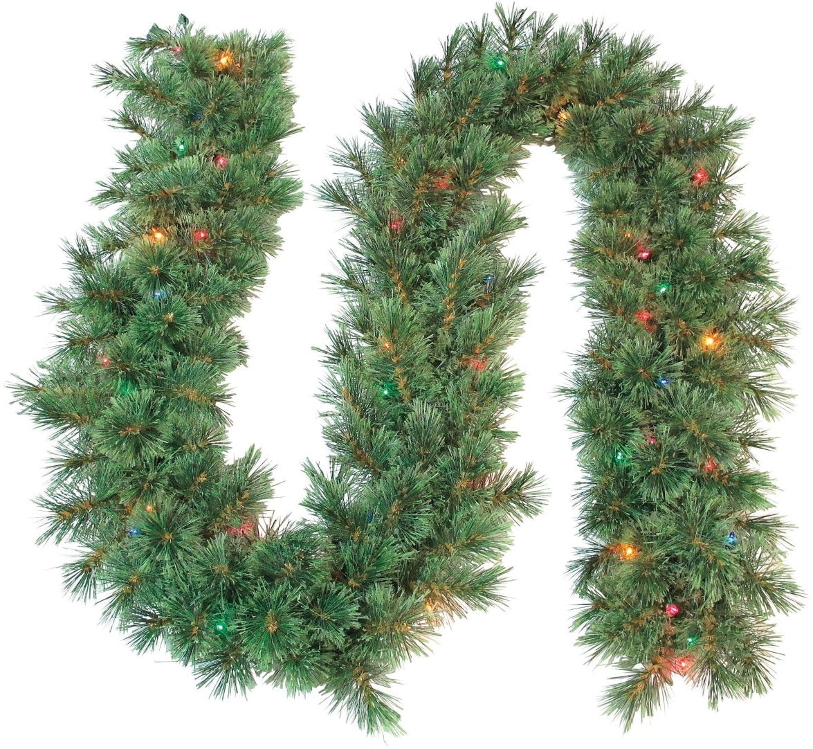 Celebrations MELO510032AC6 Gull Cashmere Lighted Garland, 9', 160 Tips