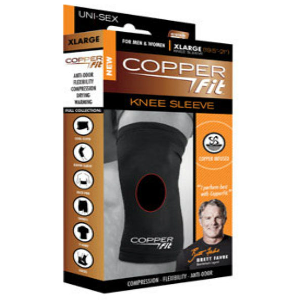 Copper Fit CPRFKN-XL Knee Compression Sleeve, XL