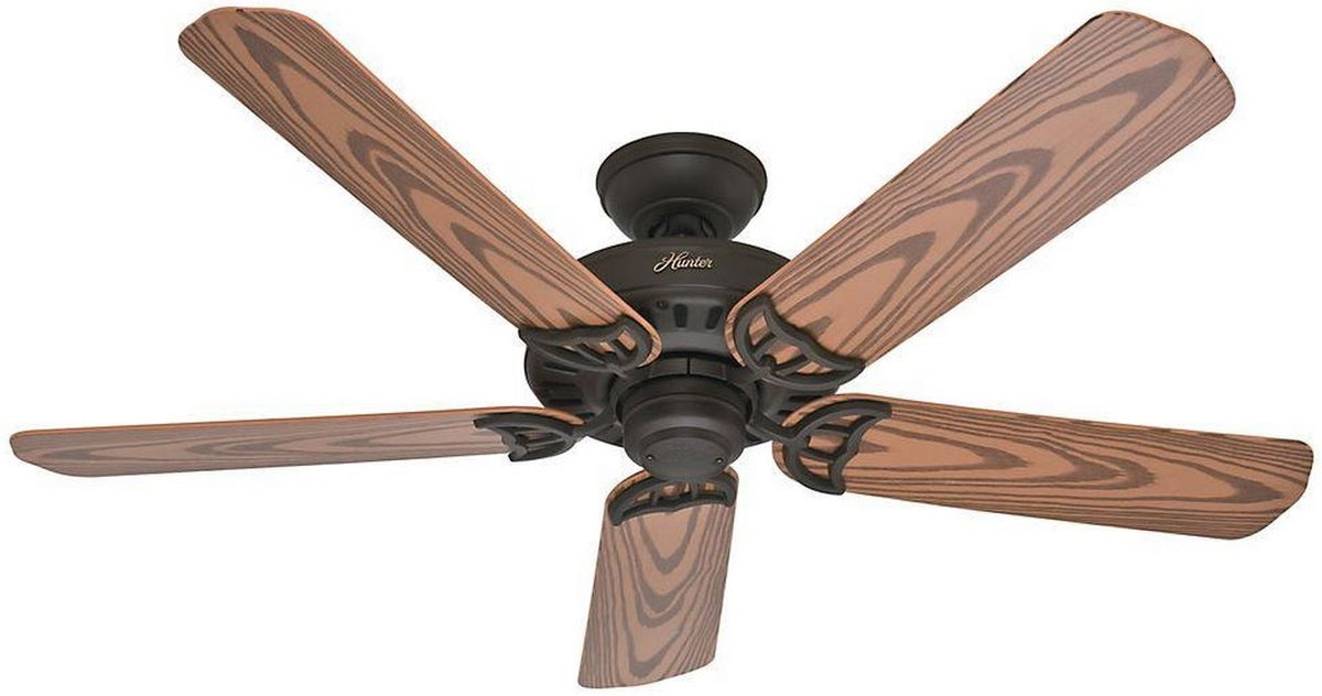 Hunter Fan 53126 Bridgeport Outdoor Ceiling Fan, New Bronze, 52"