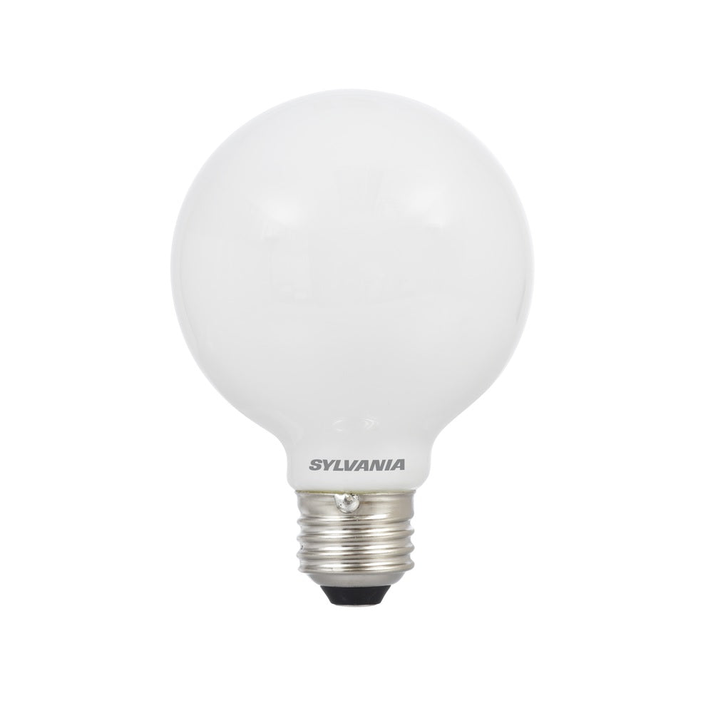 Sylvania 40766 G25 E26 (Medium) Daylight LED Bulb, 40 Watt, 2 pk