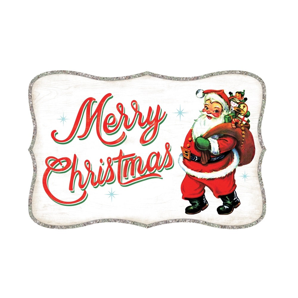 Open Road 90180171 Merry Christmas Sign, 12"