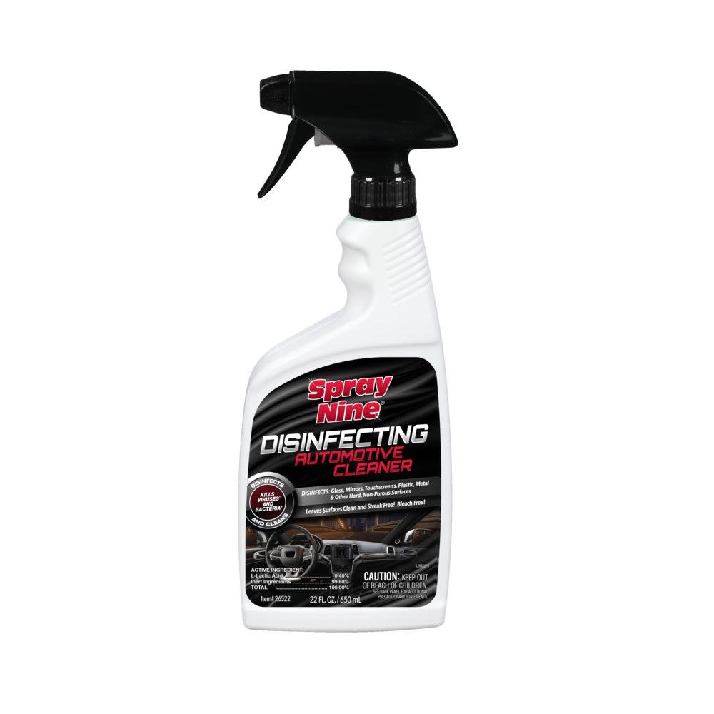 Spray Nine 26522 Disinfectant automotive Cleaner, 22 oz. — LIfe and Home