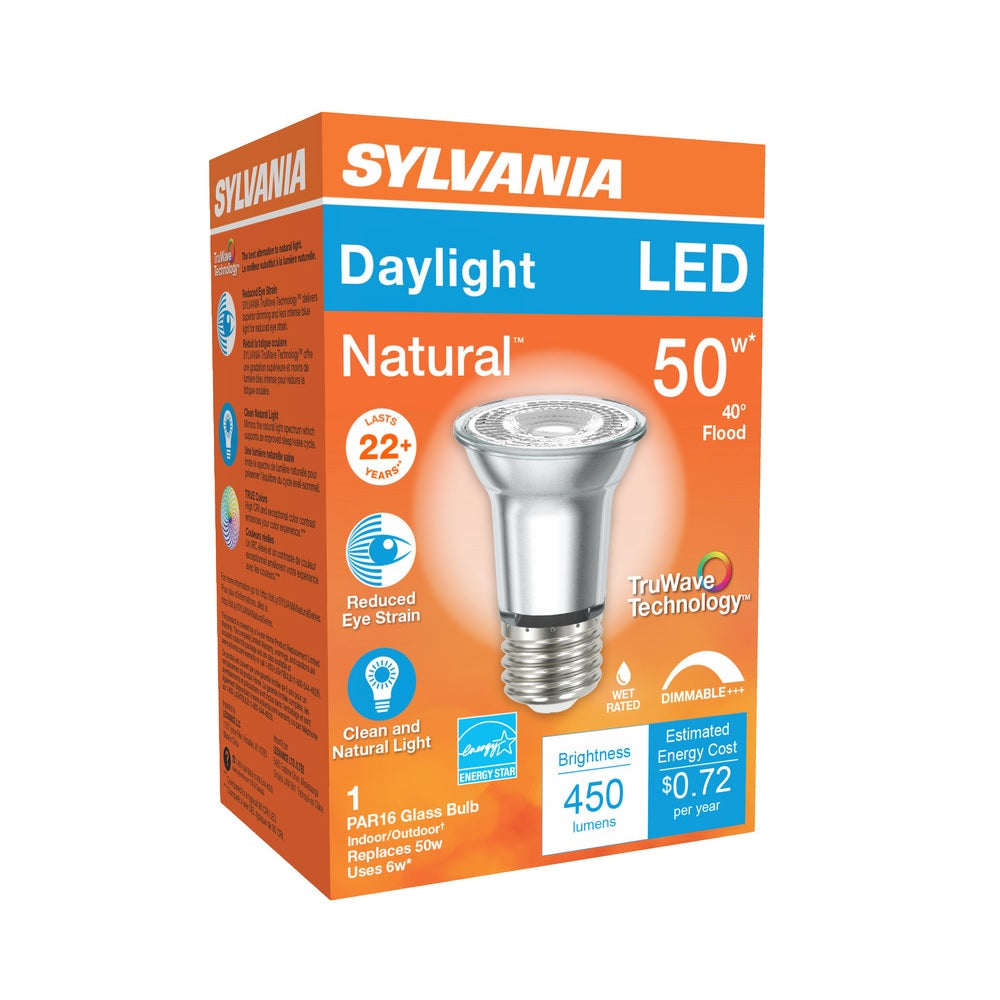 Sylvania 40931 PAR16 LED Light Bulb, 5.5 Watts