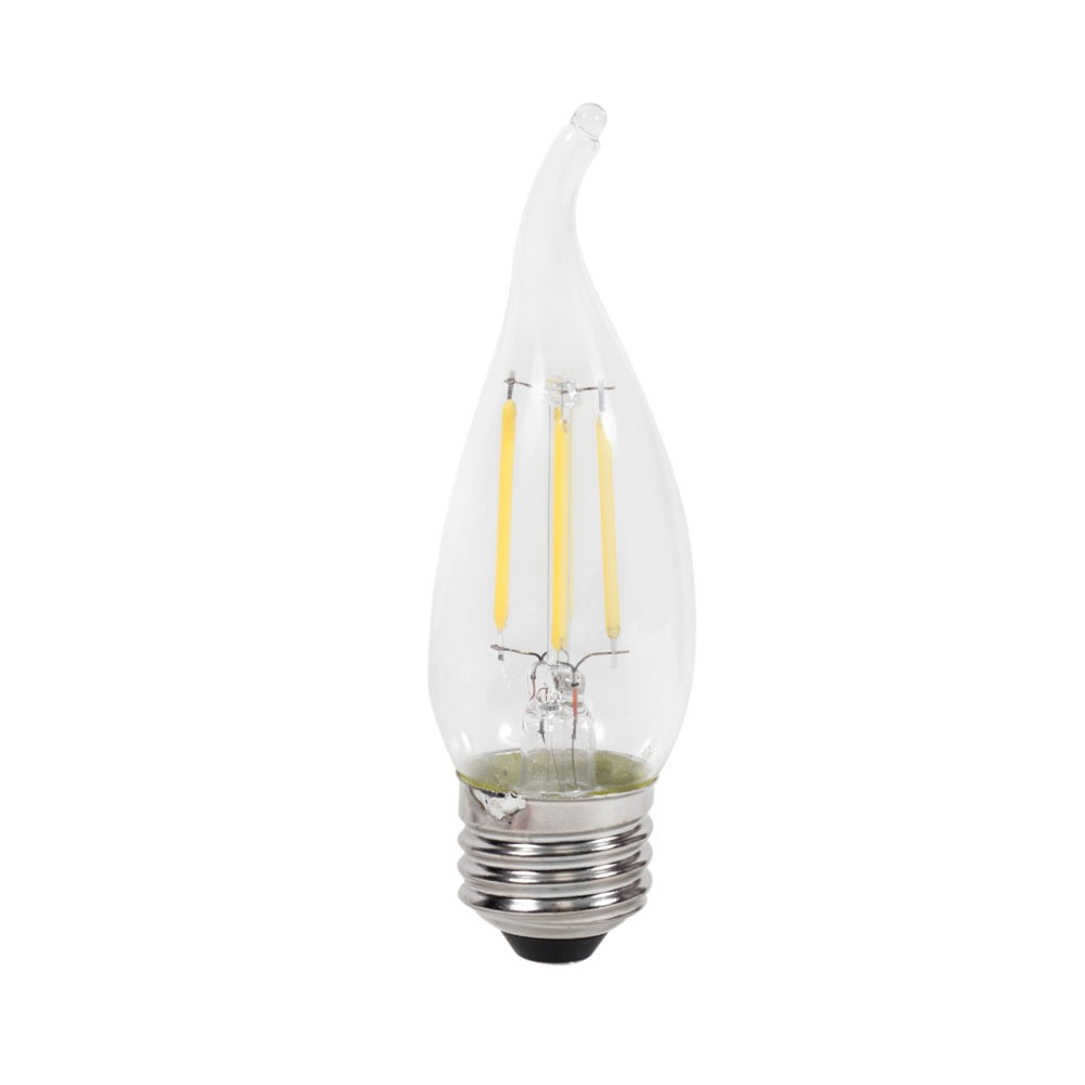 Sylvania 40792 B10 LED Dimmable Bulb, Clear, 4 Watts